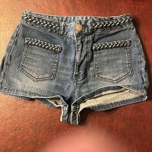 Denim shorts